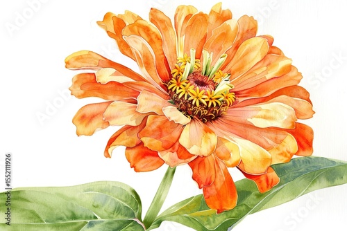 Radiant Orange Flower Blossom