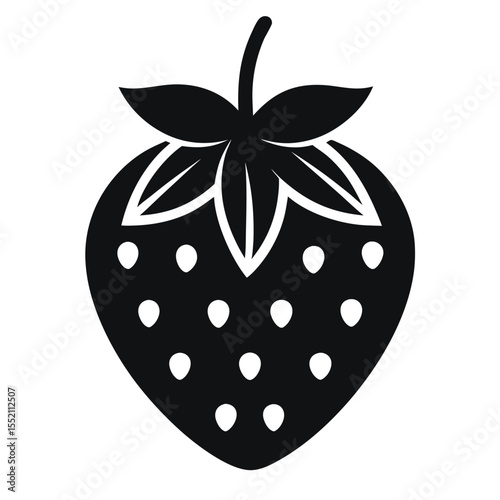 vector strawberry icon
