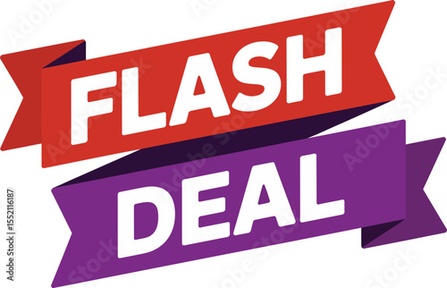Eye Catching Flash Deal Promotion Banner with Vibrant Colors and Modern Design to Attract Attention