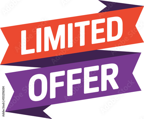 Promotional Image Featuring a Vibrant Limited Offer Banner Design to Attract Customers and Drive Sales Effectively