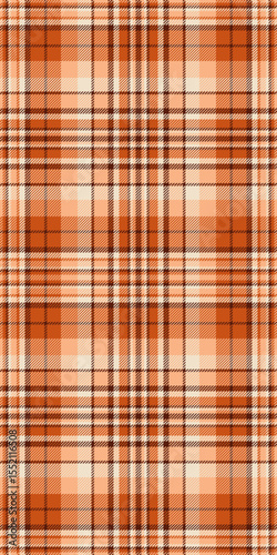 Warm autumnal plaid pattern in peach and brown tones.  Perfect for textile design, fallthemed projects, or as a background for website or print.