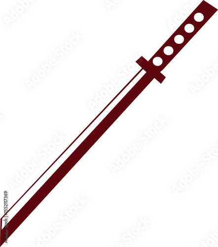 Collection of decorative swords and weapon elements isolated on transparent background