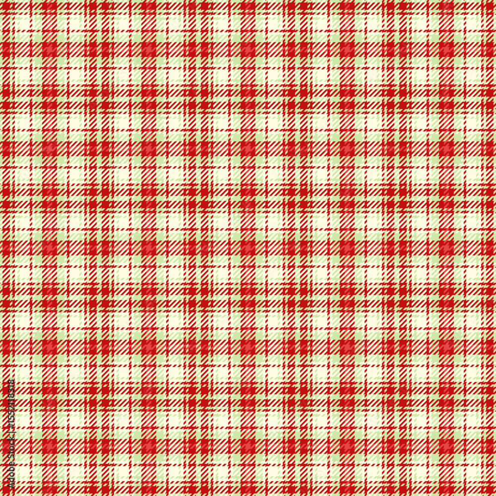 Naklejka premium Classic red and cream plaid pattern. Perfect for textile design, holiday projects, or adding a touch of rustic charm to your projects.