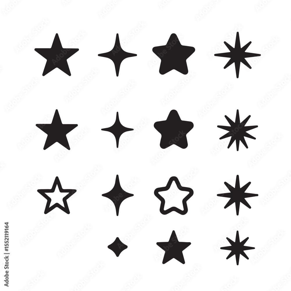 Obraz premium Stars silhouette 