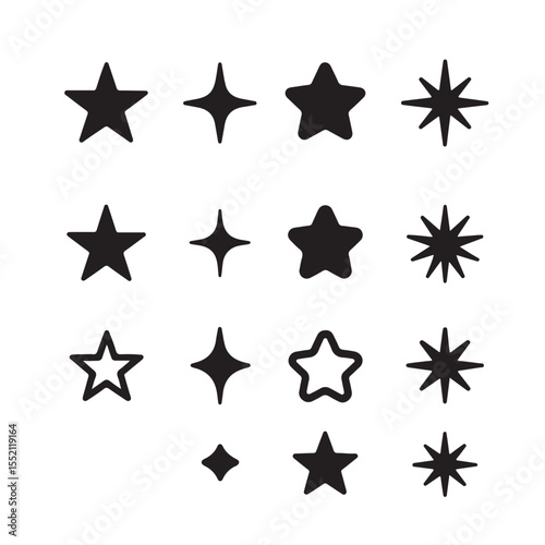 Stars silhouette 