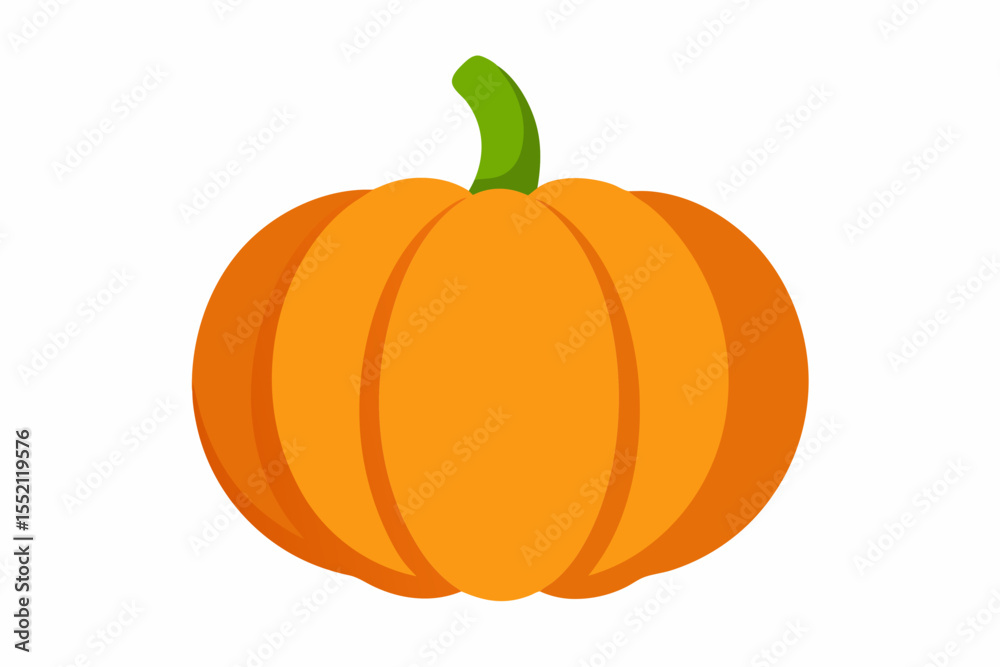 Obraz premium pumpkin vector illustration, halloween pumpkin isolated