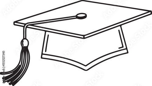 Graduation Cap Symbol of Achievement and New Beginnings