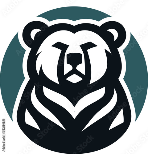 Bear Logo: A striking, modern bear logo, rendered in bold lines and minimalist design, conveying a sense of strength and approachability. 