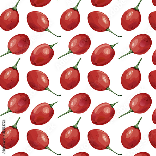 Seamless pattern tamarillo. Exotic tropical tomato tree fruit. For food blogs or recipe websites, packaging, catalogs or educational posters, menus, printables and teaching materials