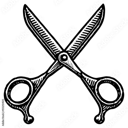 scissors isolated on white