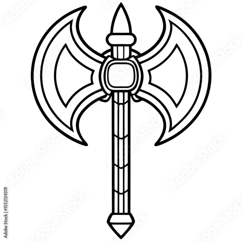 vector illustration of a cross