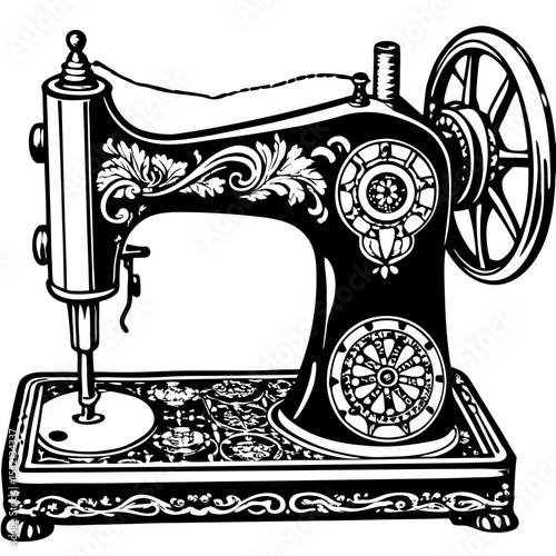 old sewing machine