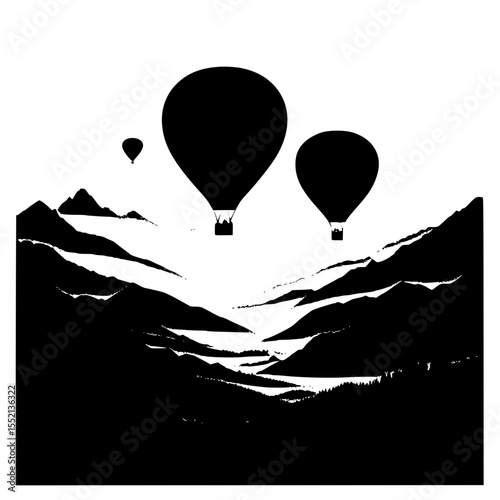 balloon in the sky