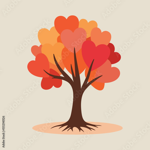 World Gratitude Day vector illustration with hands holding heart, gratitude jar, thank you notes, and kindness symbols in warm solid colors for thank you cards, social media, and campaigns.
