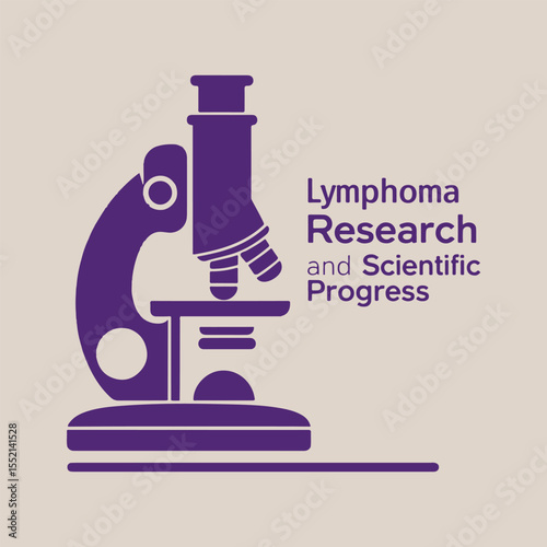 World Lymphoma Awareness Day vector design featuring purple ribbon, hands holding ribbon, and medical icons. Perfect for cancer awareness, social media posts, and healthcare campaigns.