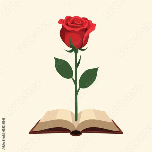 Solid color World Rose Day vector collection with rose icons, hand holding rose, ribbon, heart, and typography elements for healthcare and awareness design projects