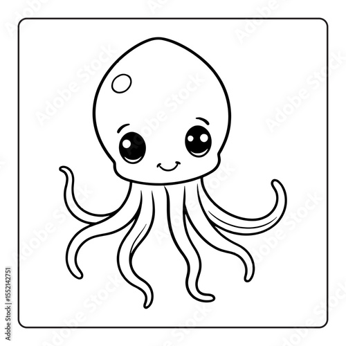 vector illustration of ocean animal