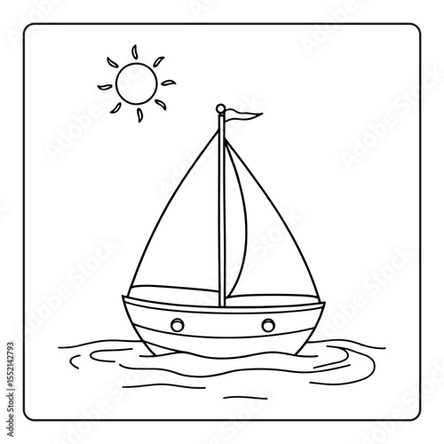 ship on the sea