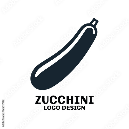Zucchini Vector Logo Design