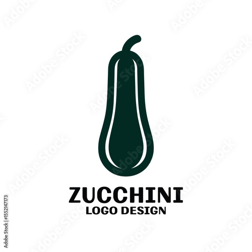 Zucchini Vector Logo Design