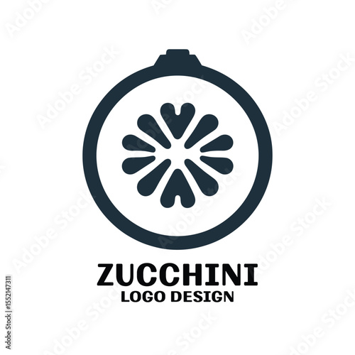 Zucchini Vector Logo Design