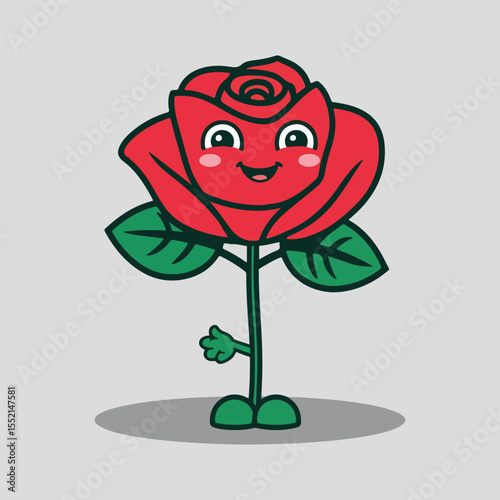 World Rose Day vector illustration set with red rose, bouquet, awareness ribbon, love and support themes in flat solid color style for cancer patient awareness campaigns