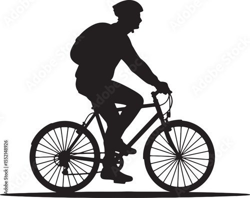 Cycling Silhouette