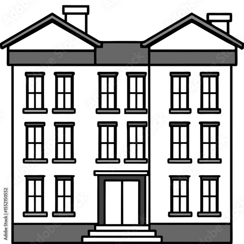 set of houses