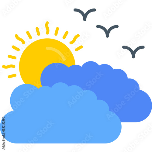 Sunny intervals icon