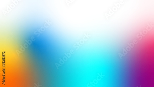Bild auf Leinwand Black red orange yellow green blue cyan teal magenta pink white rainbow abstract background