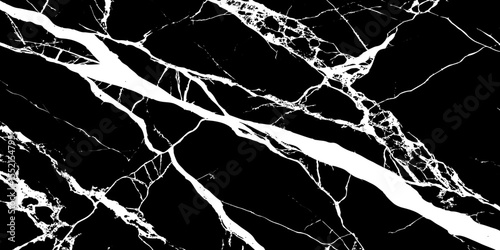"Black marble texture with sharp white veins creating a striking contrast. Perfect for luxury backgrounds, modern design, architecture, flooring, and digital surface pattern applications"