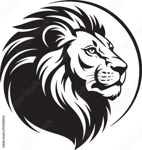 Detailed Tiger Face Illustration – Modern Monochrome Wildlife Vector