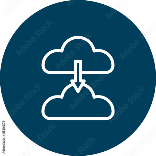 Migrating Vector Line icon Design