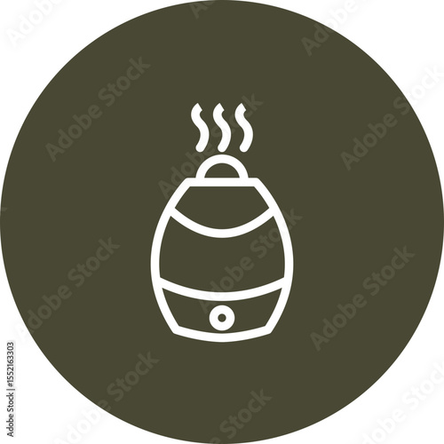 Humidifier Vector Line Icon Design