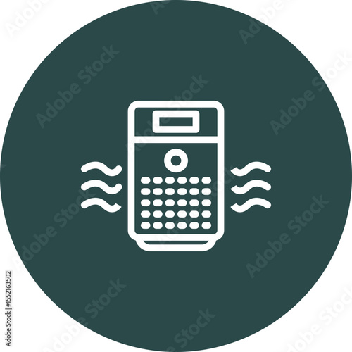 Air Purifier Vector Line Icon Design