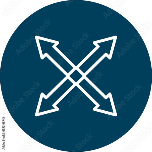 Movement Vector Line Icon Design