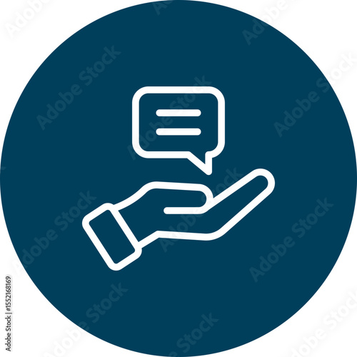 Advice Vector Line icon Design