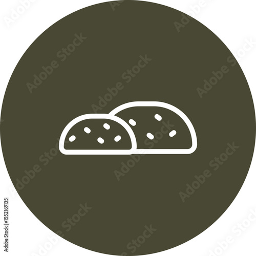 Sand Vector Line Icon Design