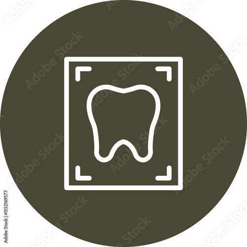 X Ray Vector Line Icon Design