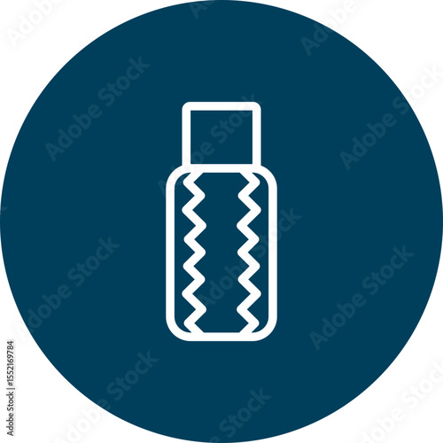 Chewing Gum Vector Line Icon Design