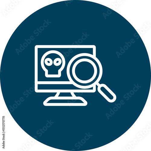 Search Vector Line Icon Design