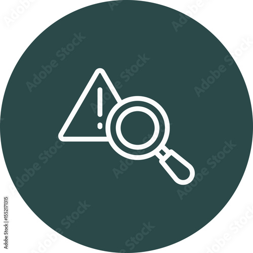 Identify Vector Line Icon Design