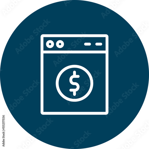 Money Laundering Vector Line Icon Design