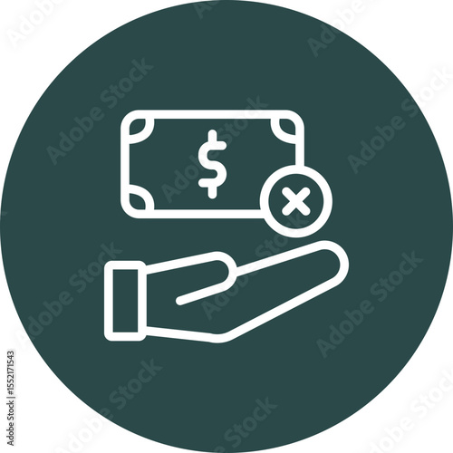 Corruption Vector Line Icon Design