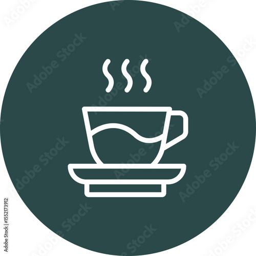 Americano Vector Line Icon Design