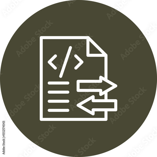 File Transfer Vector Icon Design