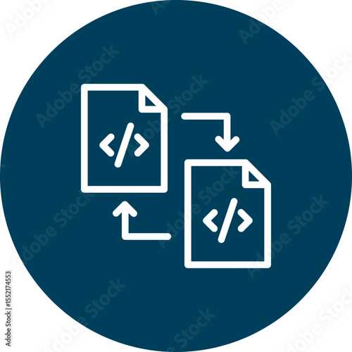 File Sharing Vector Icon Design