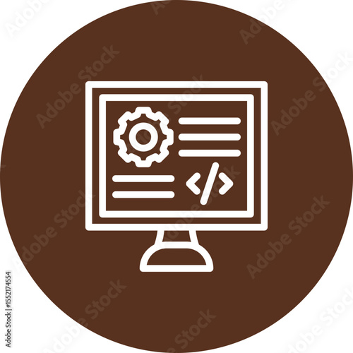 Backend Vector Icon Design