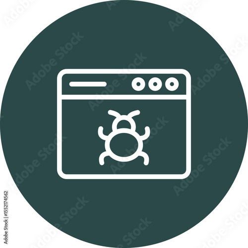Bug Vector Icon Design