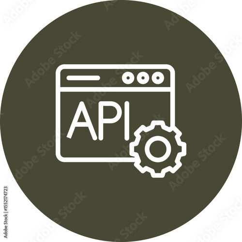 Api Vector Icon Design